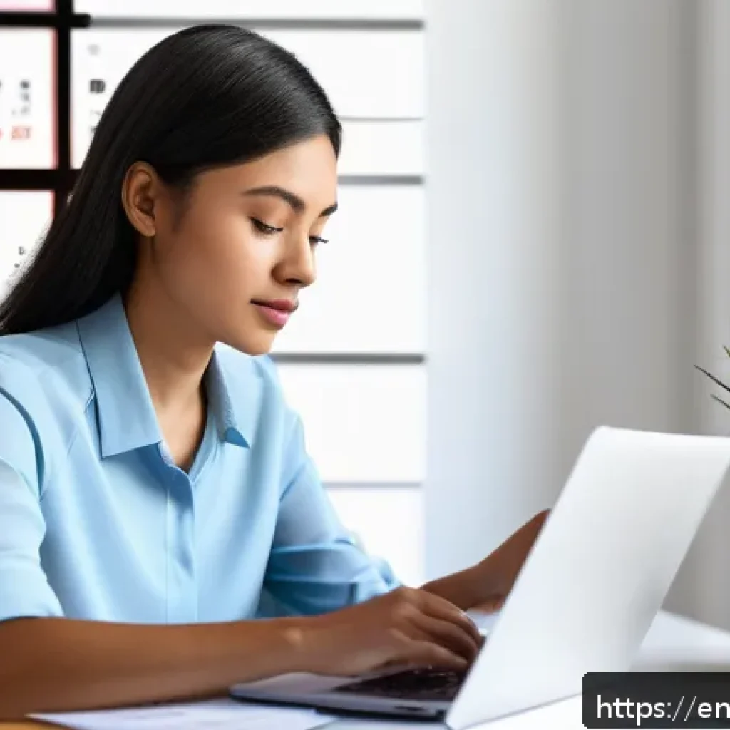 주택 구매 후 대출 상환 전략 - A modern home office scene showing a young professional woman reviewing mortgage documents on a lapt...